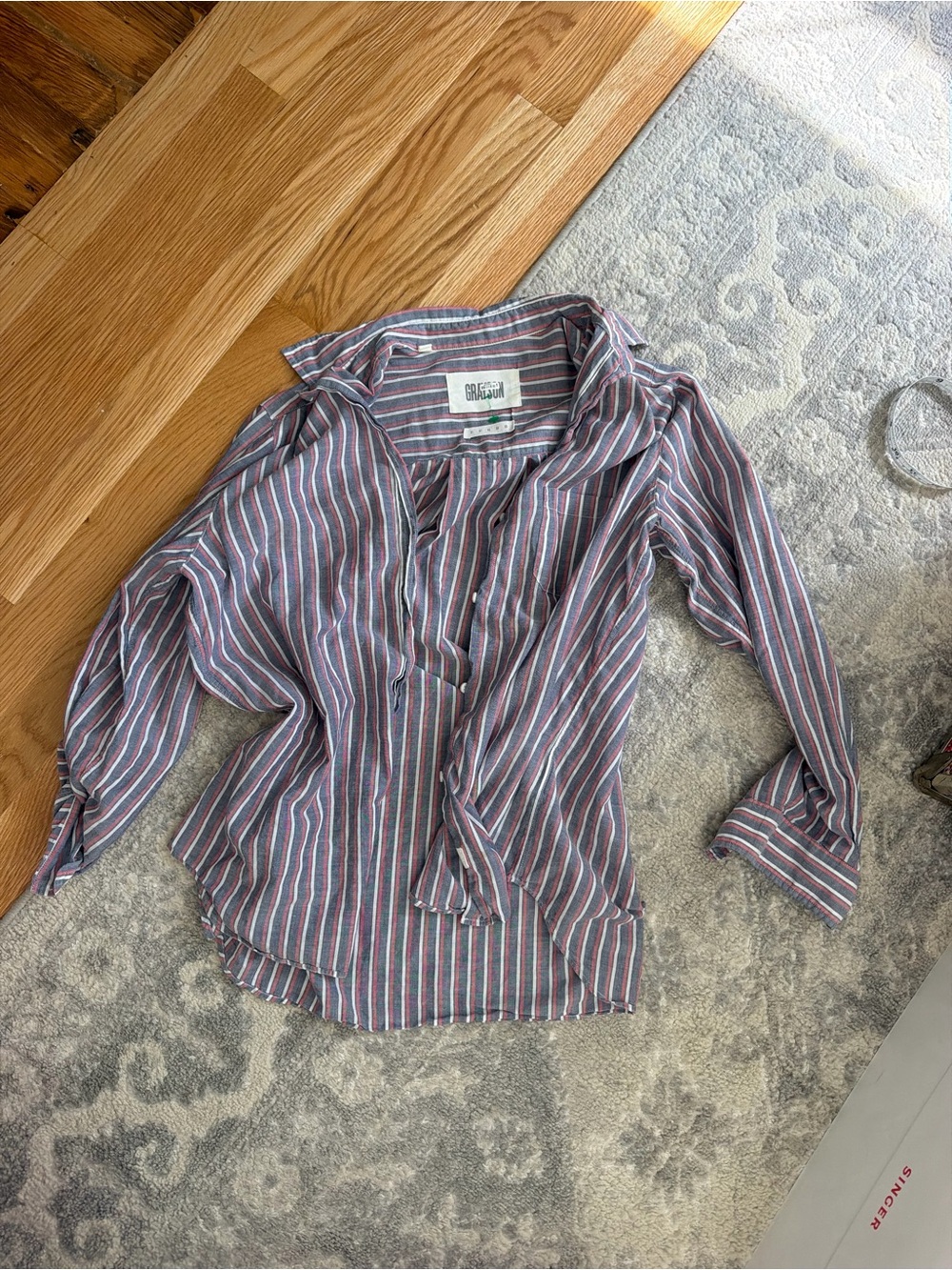 Grayson The Hero relaxed long sleeve button down shirt
